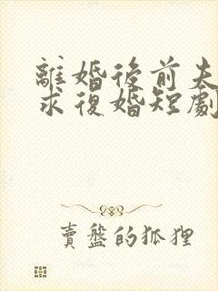 离婚后前夫哭着求复婚短剧免费观看