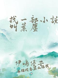 找一部小说主角叫叶尘