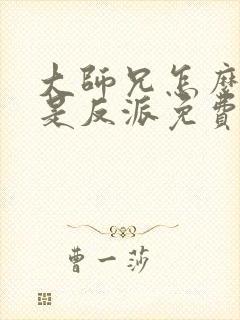 大师兄怎么可能是反派免费阅读