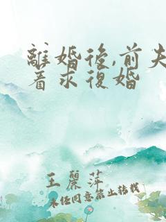 离婚后,前夫哭着求复婚