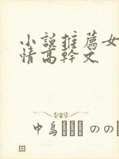 小说推荐女生言情高干文