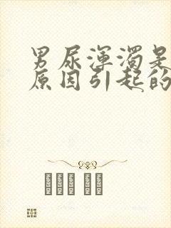 男尿浑浊是什么原因引起的