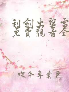 利剑出击电视剧免费观看全集高清