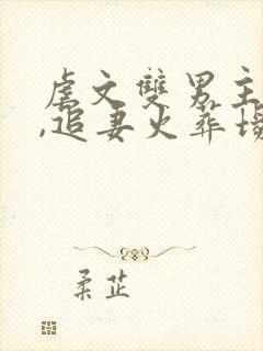 虐文双男主推荐,追妻火葬场