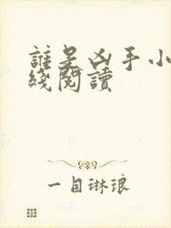 谁是凶手小说在线阅读