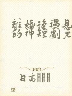 离婚后遇见心软的神短剧免费观看