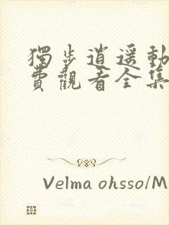 独步逍遥动漫免费观看全集