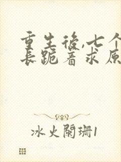 重生后,七个兄长跪着求原谅 全本