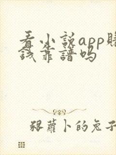 看小说app赚钱靠谱吗