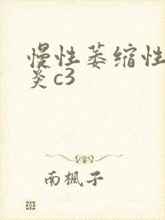 慢性萎缩性性胃炎c3