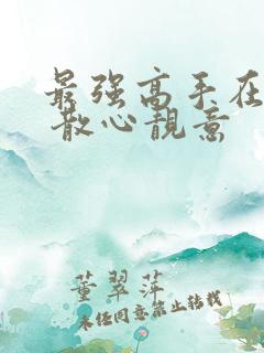 最强高手在都市 散心靓意