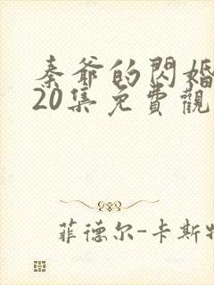 秦爷的闪婚短剧20集免费观看