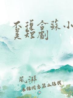 不复合苏小姐独美短剧