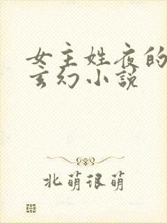 女主姓夜的穿越玄幻小说