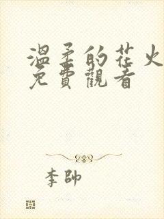 温柔的花火动漫免费观看