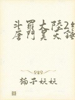 斗罗大陆2绝世唐门昊天锤出场