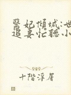 医妃倾城:世子追妻忙听小说