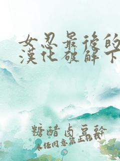 女忍最后的战争汉化破解下载