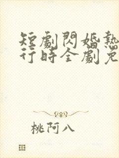 短剧闪婚热恋进行时全剧免费