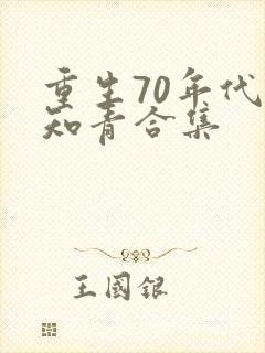 重生70年代当知青合集