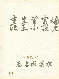 重生首富娇养摄政王小说免费