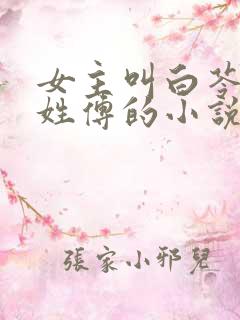 女主叫白苓男主姓傅的小说