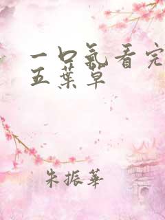 一口气看完黑色五叶草