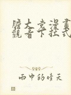 胆大党漫画免费观看下拉式漫画网