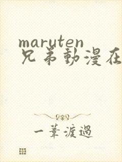 maruten兄弟动漫在线观看免费高清