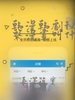 韩漫韩剧秘密关系漫画叫什么