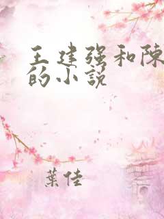 王建强和陈娇娇的小说