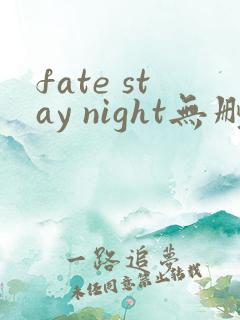 fate stay night无删减