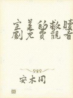 完美的救赎电视剧免费观看全集