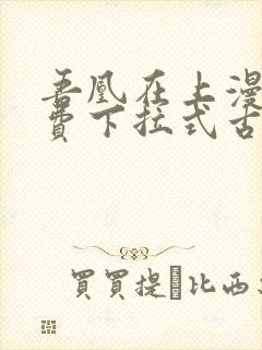 吾凰在上漫画免费下拉式古风