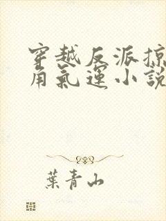 穿越反派掠夺主角气运小说