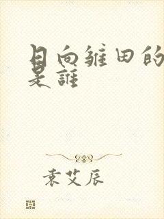 日向雏田的哥哥是谁