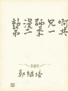 动漫师兄啊师兄第二季一共多少集