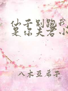 仙子别跑我真的是你夫君小说