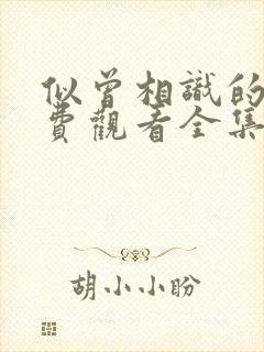 似曾相识的她免费观看全集完整版