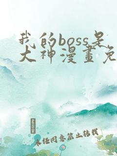 我的boss是大神漫画免费