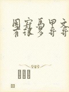 团宠马甲文女主有很多哥哥