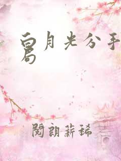 白月光分手大结局