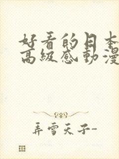 好看的日本女性高级感动漫