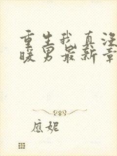 重生我真没想当暖男最新章节