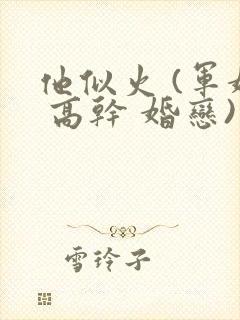 他似火 (军婚 高干 婚恋)笔趣阁完整版