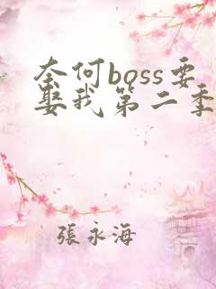 奈何boss要娶我第二季全集在线观看