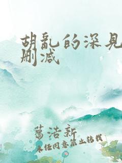 胡乱的深见君无删减