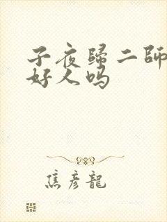 子夜归二师兄是好人吗