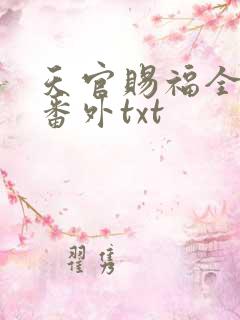 天官赐福全文加番外txt