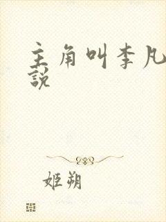 主角叫李凡的小说